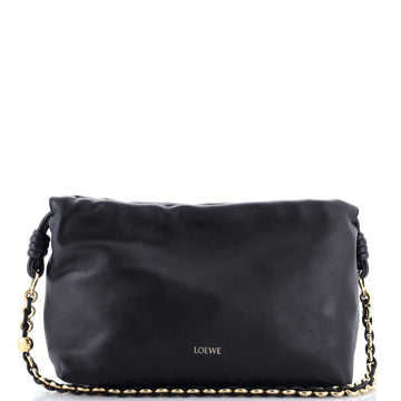 Loewe Flamenco Knot Chain Purse Bag Leather Medium