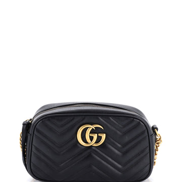 Gucci GG Marmont Shoulder Bag Matelasse Leather Small