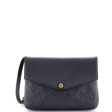 Louis Vuitton Twice Handbag Monogram Empreinte Leather