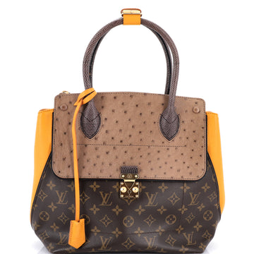 Louis Vuitton Majestueux Tote Monogram Canvas and Exotics MM