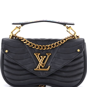 Louis Vuitton New Wave Chain Bag Quilted Leather MM