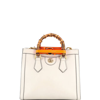 Gucci Diana NM Bamboo Handle Tote Leather Small