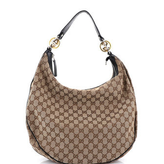 Gucci Twins Hobo GG Canvas Large