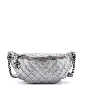 Chanel Banane Waist Bag Quilted Leather