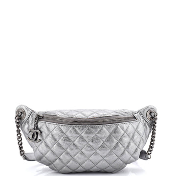 Chanel Banane Waist Bag Quilted Leather
