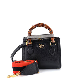 Gucci Diana NM Bamboo Handle Tote Leather Mini