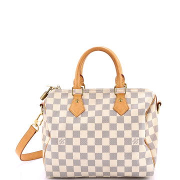 Louis Vuitton Speedy Bandouliere Bag Damier 25