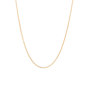 Van Cleef & Arpels Trace Chain Necklace 18K Yellow Gold 70cm