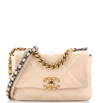 Chanel 19 Flap Bag Quilted Leather Medium