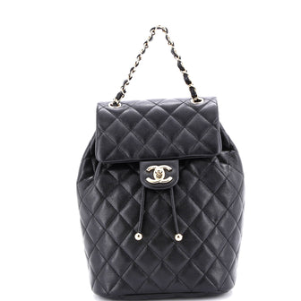 Chanel Urban Spirit NM Backpack Quilted Caviar Mini