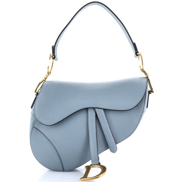 Christian Dior Saddle Handbag Leather Medium