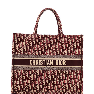 Christian Dior Book Tote Oblique Canvas Large