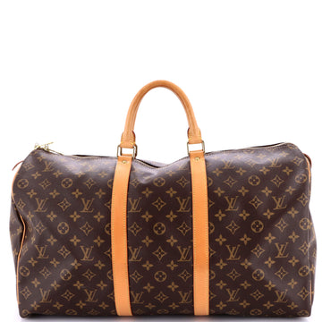Louis Vuitton Keepall Bag Monogram Canvas 50