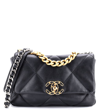 Chanel 19 Flap Bag Quilted Leather Medium