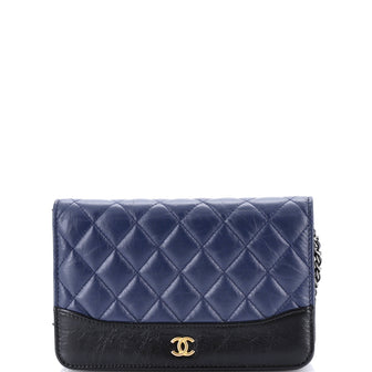 Chanel Gabrielle Wallet on Chain Quilted Aged Calfskin