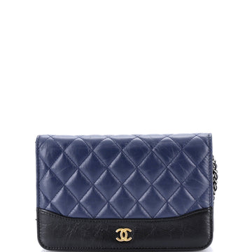 Chanel Gabrielle Wallet on Chain Quilted Aged Calfskin