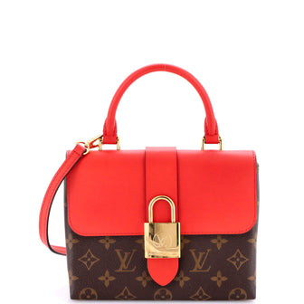 Louis Vuitton Locky Handbag Monogram Canvas with Leather BB