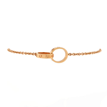 Cartier Love Interlocking Bracelet 18K Rose Gold