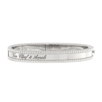 Van Cleef & Arpels Perlee Signature Bracelet 18K White Gold