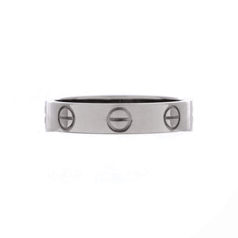 Cartier Love Wedding Band Ring 18K White Gold