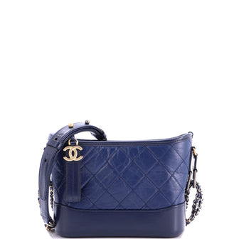 Chanel Gabrielle Hobo Quilted Aged Calfskin Small
