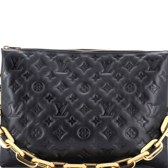 Louis Vuitton Coussin Bag Monogram Embossed Lambskin MM