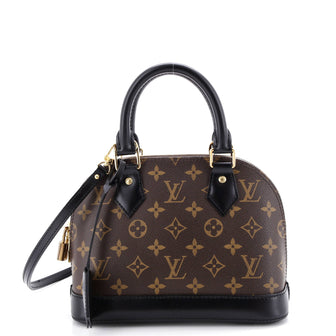 Louis Vuitton Alma Handbag My World Tour Monogram Canvas BB