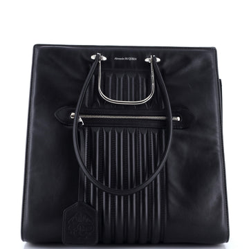 Alexander McQueen The Tall Story Tote Vertical Quilted Leather