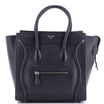 Celine Luggage Bag Grainy Leather Micro