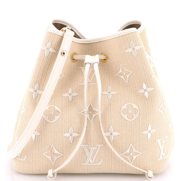 Louis Vuitton Neo Noe By The Pool Monogram Raffia MM