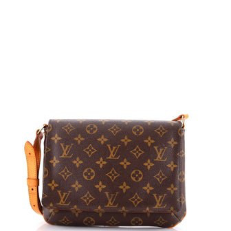 Louis Vuitton Musette Tango Handbag Monogram Canvas