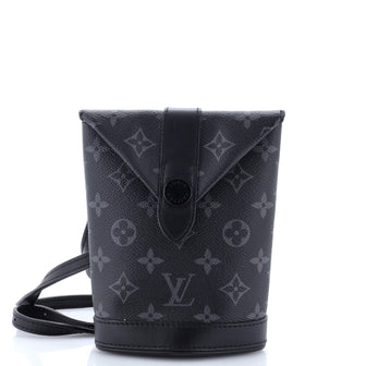 Louis Vuitton Envelope Pouch Monogram Eclipse Canvas