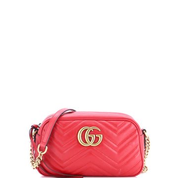 Gucci GG Marmont Shoulder Bag Matelasse Leather Small