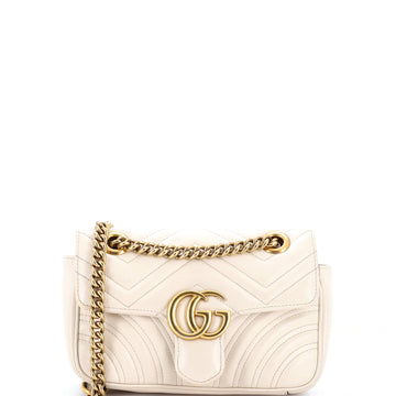 Gucci GG Marmont Flap Bag Matelasse Leather Mini