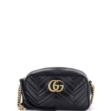 Gucci GG Marmont Shoulder Bag Matelasse Leather Small