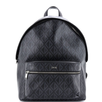 Christian Dior Rider Backpack CD Diamond Coated Canvas Large