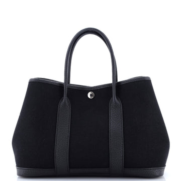 Hermes Garden Party Tote Toile and Leather 30