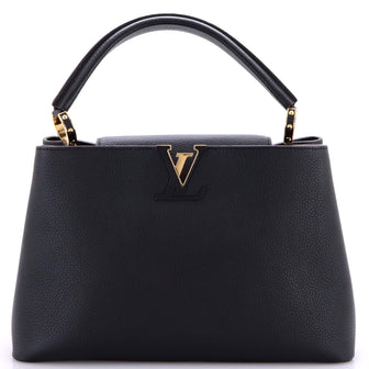 Louis Vuitton Capucines Bag Leather MM