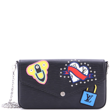 Louis Vuitton Felicie Pochette Limited Edition Patchwork Epi Leather