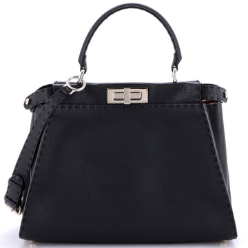 Fendi Selleria Peekaboo Bag Rigid Leather Regular