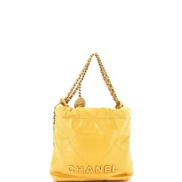 Chanel 22 Chain Hobo Quilted Calfskin Mini