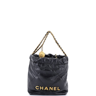 Chanel 22 Chain Hobo Quilted Calfskin Mini