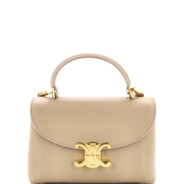 Celine Nino Top Handle Bag Leather Teen
