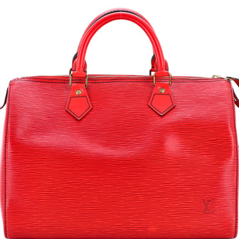 Louis Vuitton Speedy Handbag Epi Leather 30