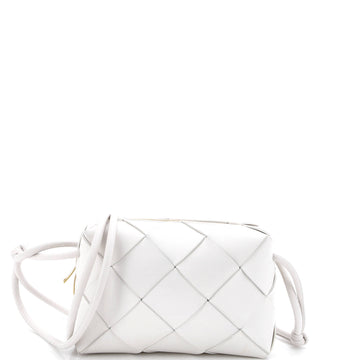 Bottega Veneta Cassette Camera Crossbody Bag Maxi Intrecciato Leather Small