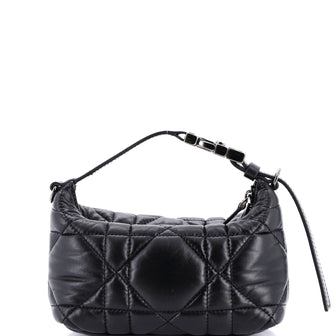 Christian Dior DiorTravel Nomad Pouch Macrocannage Quilt Calfskin Small
