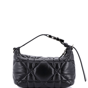 Christian Dior DiorTravel Nomad Pouch Macrocannage Quilt Calfskin Small