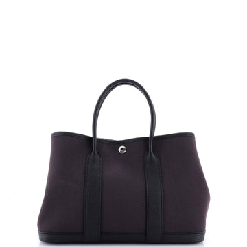 Hermes Garden Party Tote Toile and Leather 30