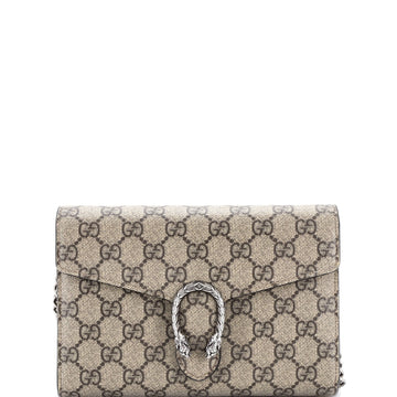 Gucci Dionysus Chain Wallet GG Coated Canvas Small