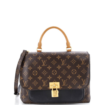 Louis Vuitton Marignan Handbag Monogram Canvas with Leather